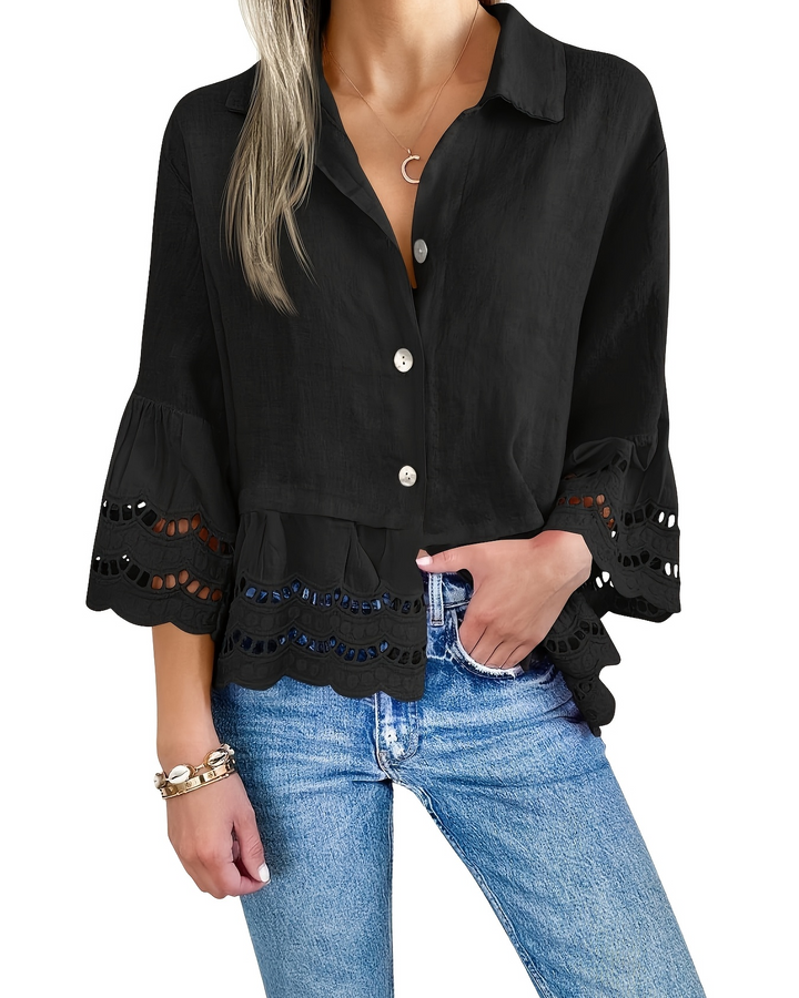 Céleste™ | Elegant luftig bluse 