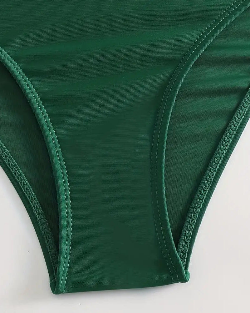 Brielle™ | Maveformende bikinisæt med en stilfuld V-hals 