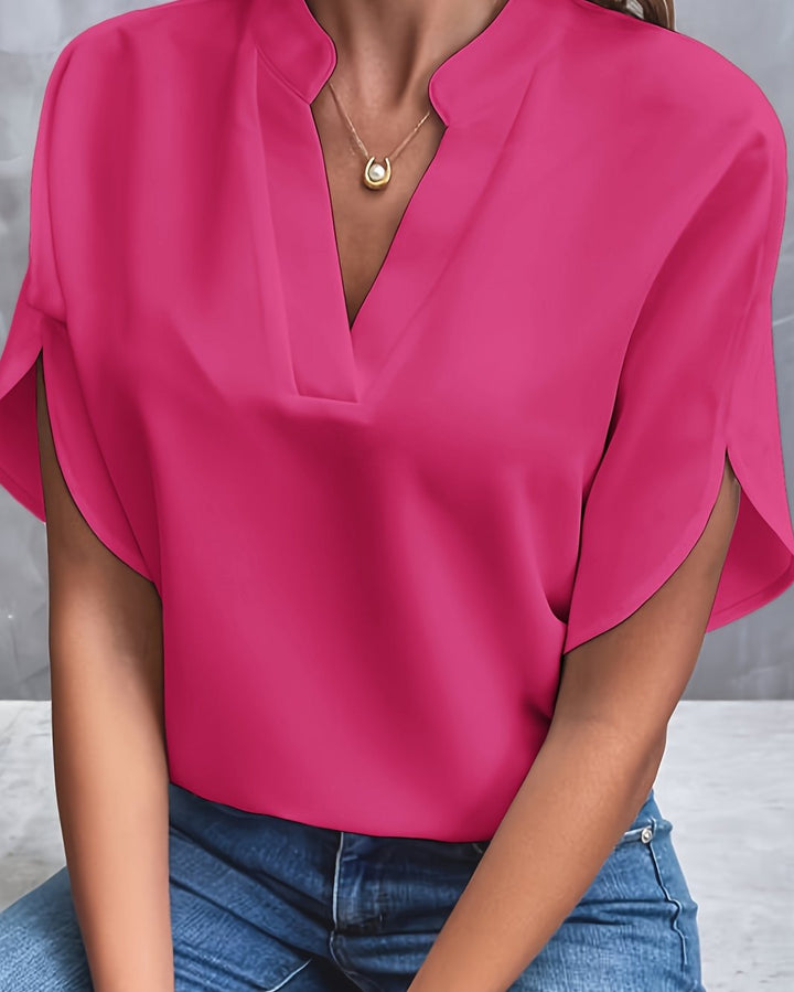 Celeste™ | Versatile Elegance Silk Blouse