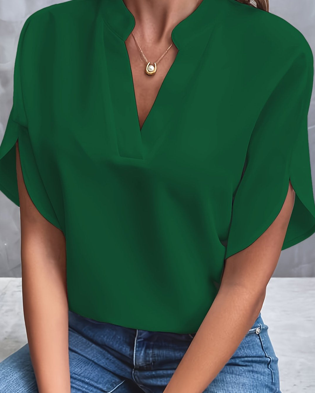 Celeste™ | Versatile Elegance Silk Blouse