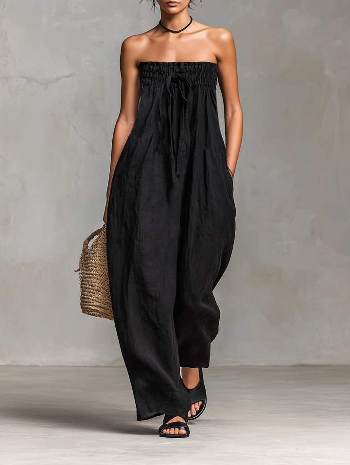 Nina™ | Stropløs Elegant Jumpsuit