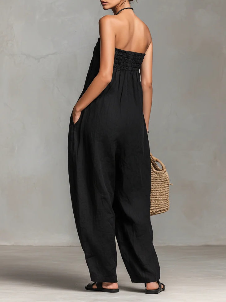Nina™ | Stropløs Elegant Jumpsuit