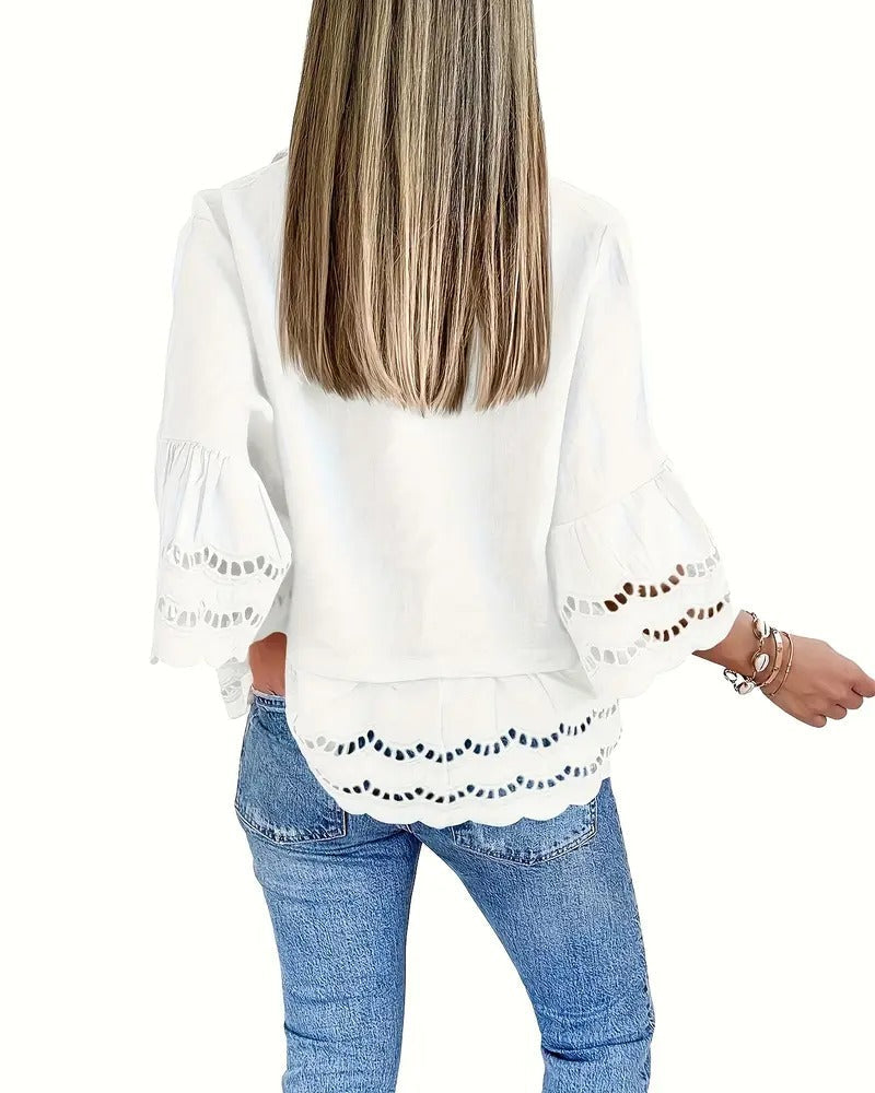 Céleste™ | Elegant luftig bluse 