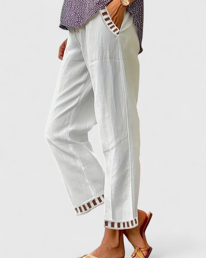 Geneviève™ | Raffinerede og lette hørbukser