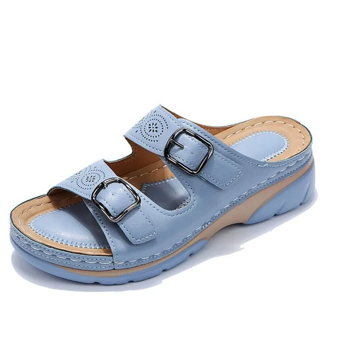 Lisette™ | Justerbare og åndbare ortopædiske lædersandaler