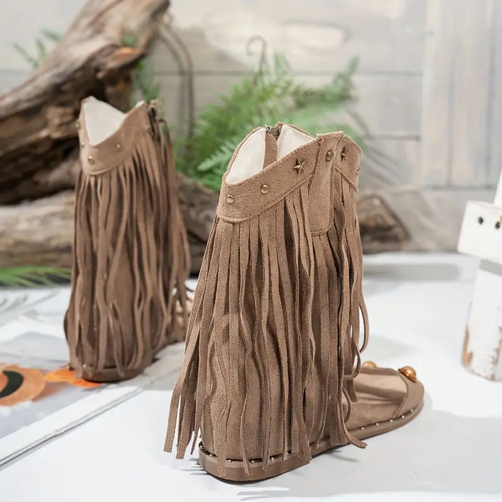 Fiorella™ | Fringe Sandals