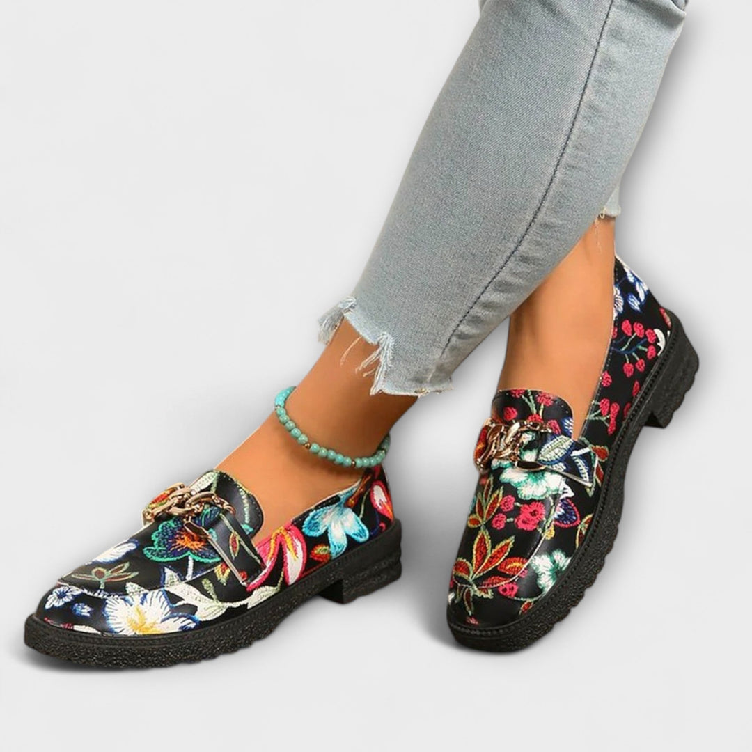 Clara™ | Blomstrede loafers med flere farver 