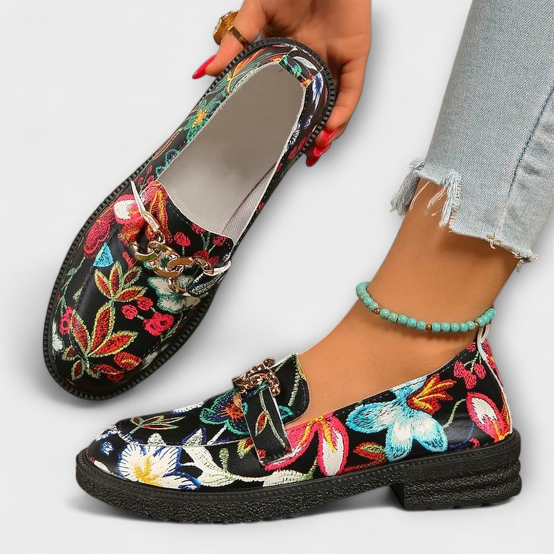 Clara™ | Blomstrede loafers med flere farver 