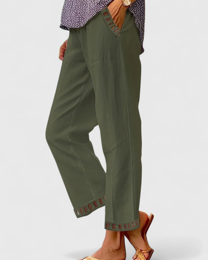 Geneviève™ | Raffinerede og lette hørbukser