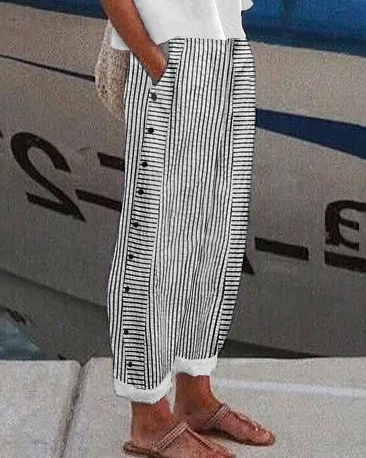 Héloïse™ | Fritidsbukser med sidelommer