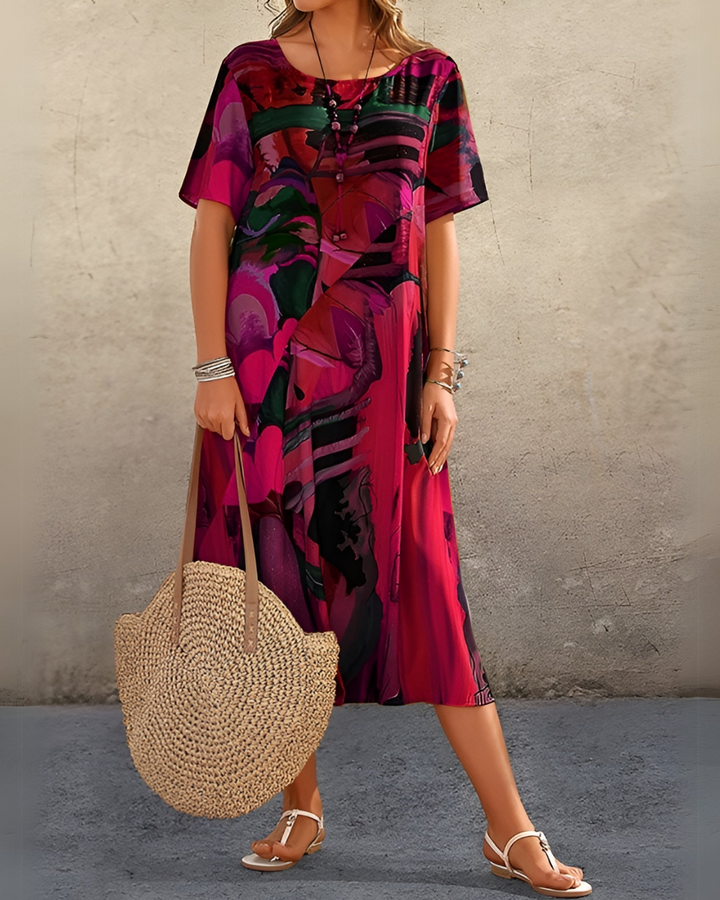 Cirelle™ | Elegant og Blød Blomsterkjole