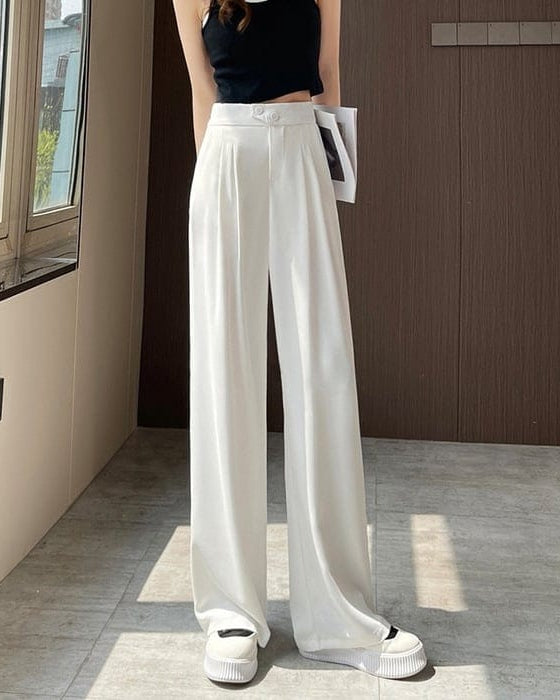 Camille™ | High-Waisted Wide Leg Pants