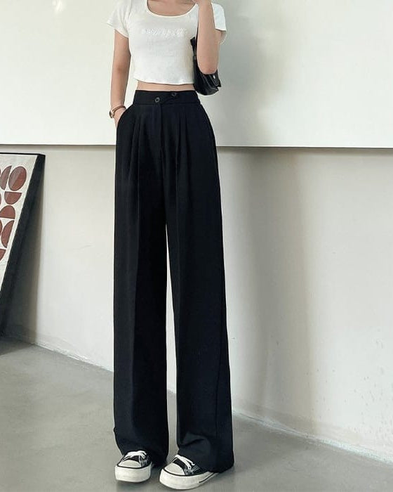 Camille™ | High-Waisted Wide Leg Pants