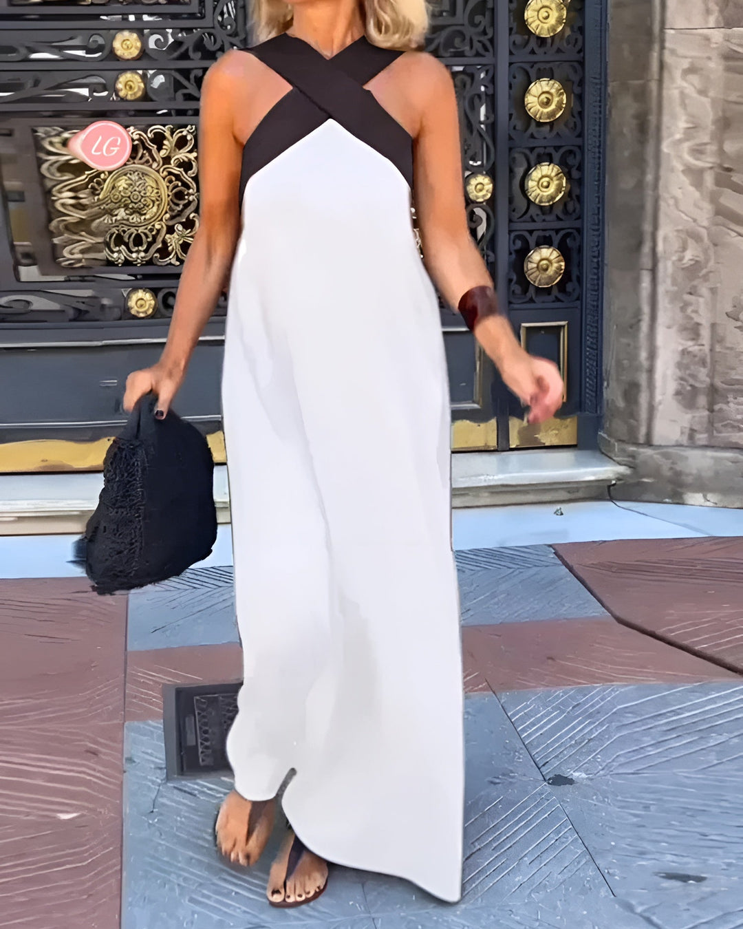 Brisia™ | Elegant Kjole Med Kryds