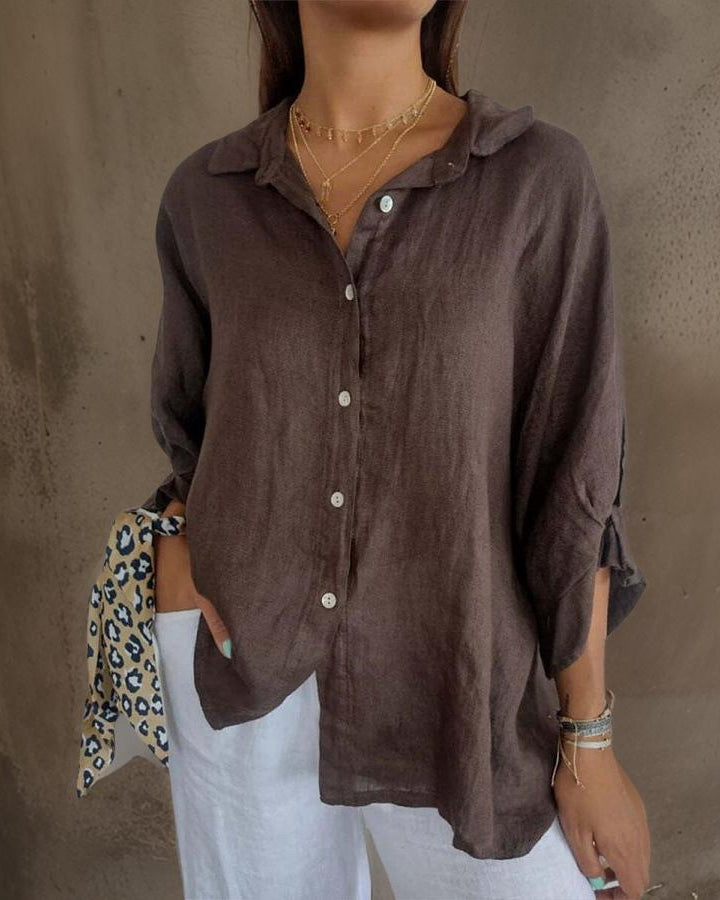 Isolde™ | Tidløs hørbluse 