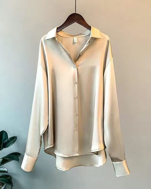 Celestine™ | Elegant satinbluse 