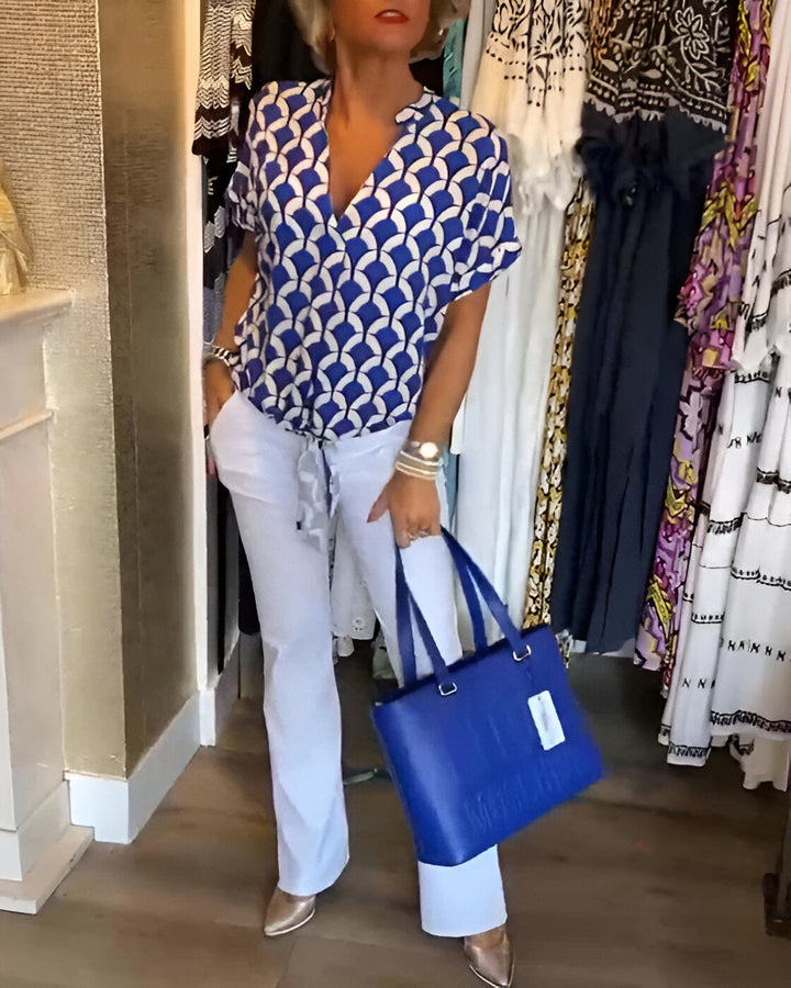 Sofiane™ | Afslappet top med print 