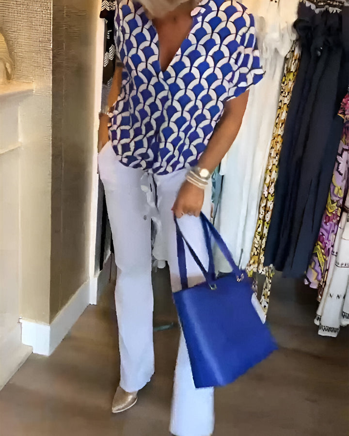 Sofiane™ | Afslappet top med print 