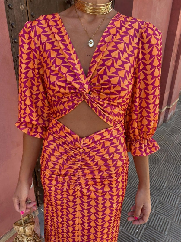 Brinnéa™ | Satin sommerkjole