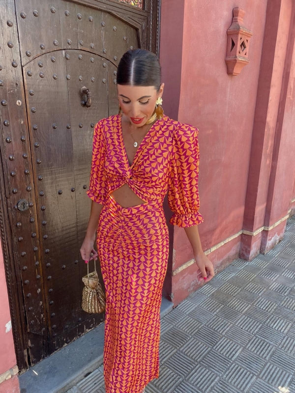 Brinnéa™ | Satin sommerkjole