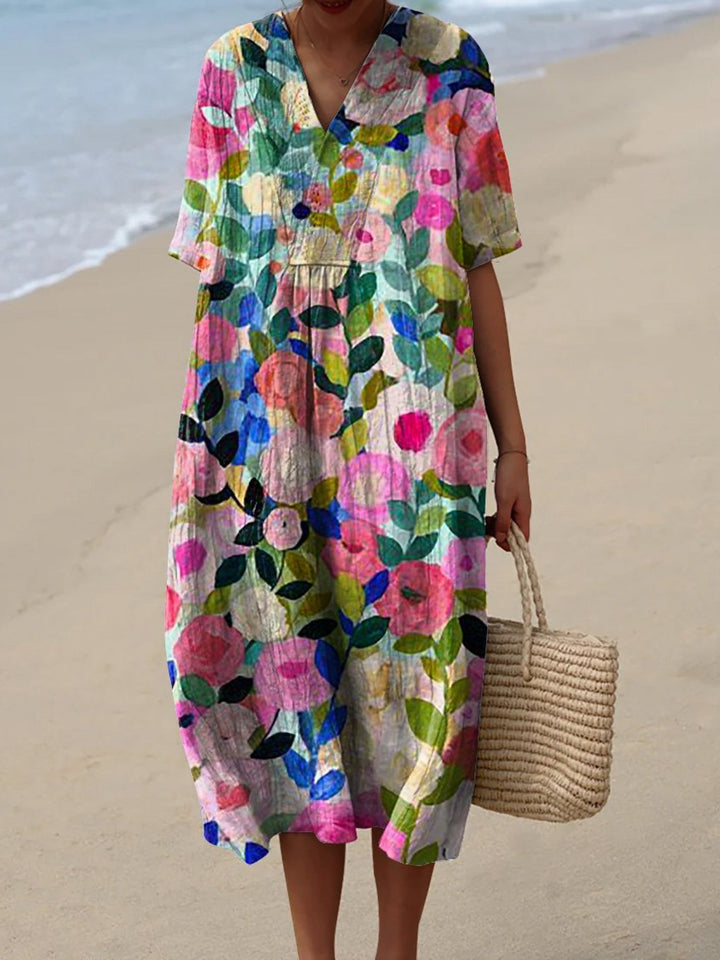 Ulrika™ | Knapkjole med afslappet look